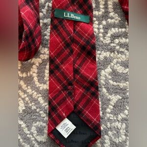 LL Bean Tartan Tie – Wool Blend